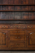 Load image into Gallery viewer, George III Period Oak Welsh Dresser Base with Topper (c. 1760-80)
