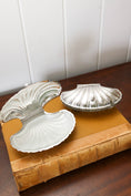 Load image into Gallery viewer, Silverplated French Shell Butter Dish With Original Glass Insert (c.1930) by Deschamps Frères
