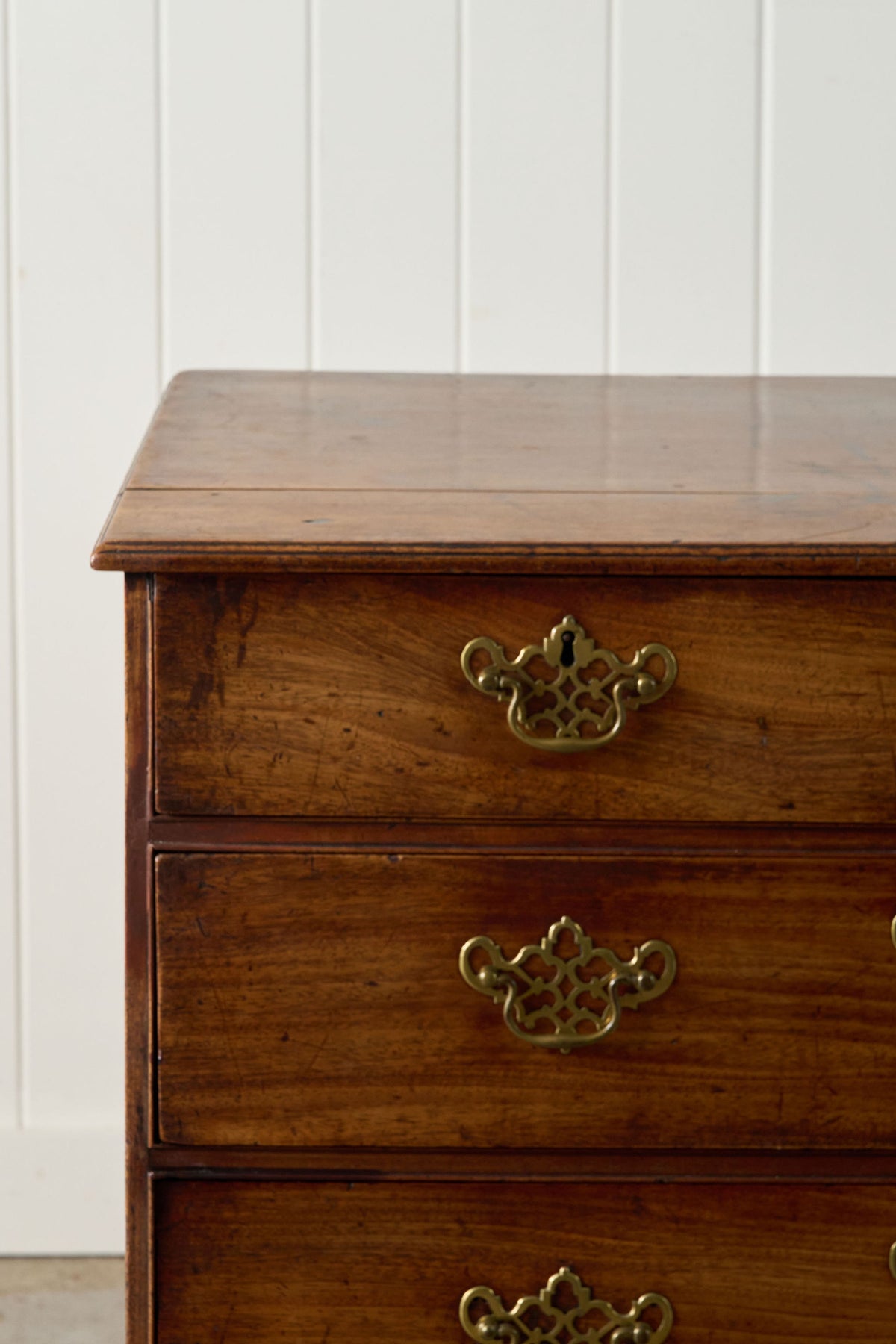 18th Century Mahogany Two over Three Chest (c. 1760)