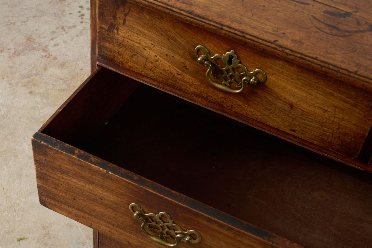 18th Century Mahogany Two over Three Chest (c. 1760)