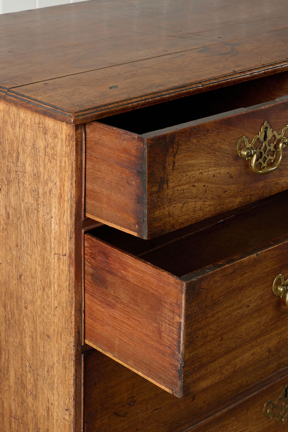 18th Century Mahogany Two over Three Chest (c. 1760)