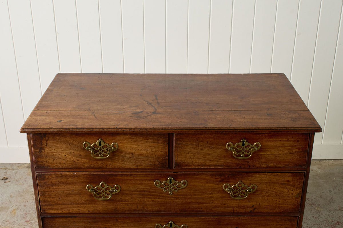 18th Century Mahogany Two over Three Chest (c. 1760)