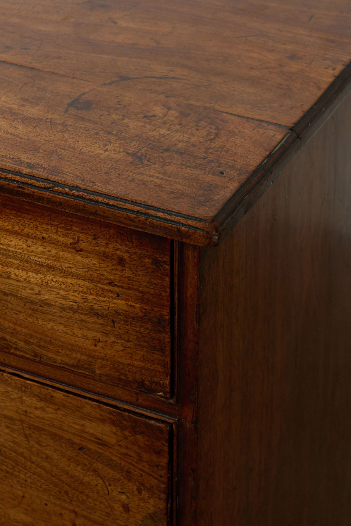 18th Century Mahogany Two over Three Chest (c. 1760)