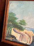 Load image into Gallery viewer, Original Oil on Board Landscape with Fisherman
