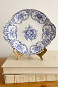 Load image into Gallery viewer, Meissen Blue + White Handled Cake Plate
