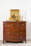 Load image into Gallery viewer, 19th Century Georgian Mahogany Bowfront with Lionhead Pulls
