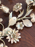 Load image into Gallery viewer, PAIR of Floral Metal Wall Sconces
