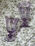 Load image into Gallery viewer, Lilac Translucent Tulip Glasses (SET OF 2)
