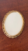 Load image into Gallery viewer, Antique French Brass Oval Rope Frame | Wall Hanging
