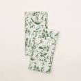 Load image into Gallery viewer, SET of 4 | Peony + Robin Block Print Napkins
