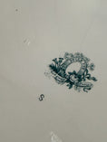 Load image into Gallery viewer, 19th Century Large Green Transferware Platter (England; c. 1850)
