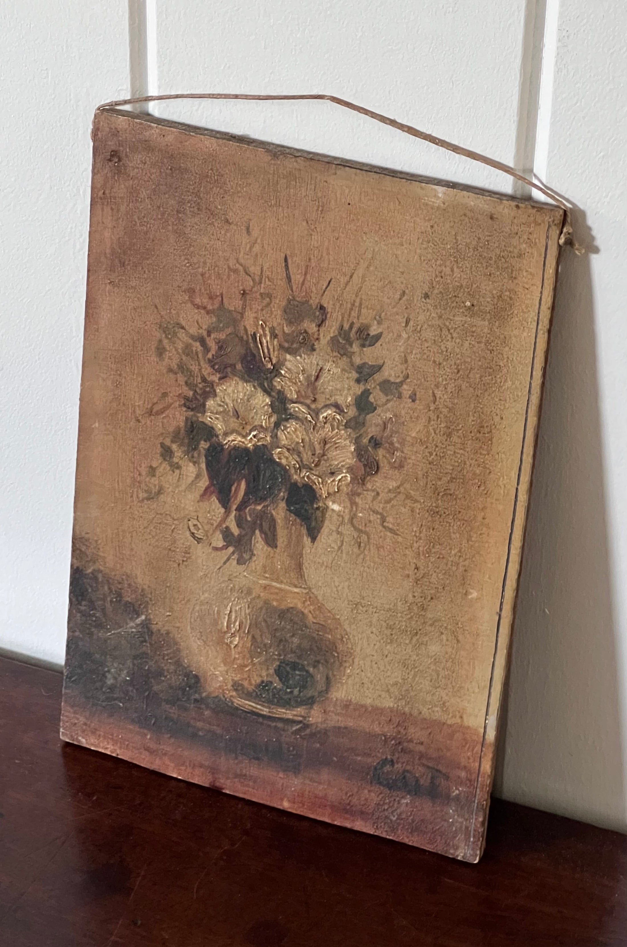Petite Floral Oil on Board