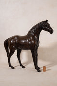 Load image into Gallery viewer, Vintage Leather Model of Horse (c. 1930)
