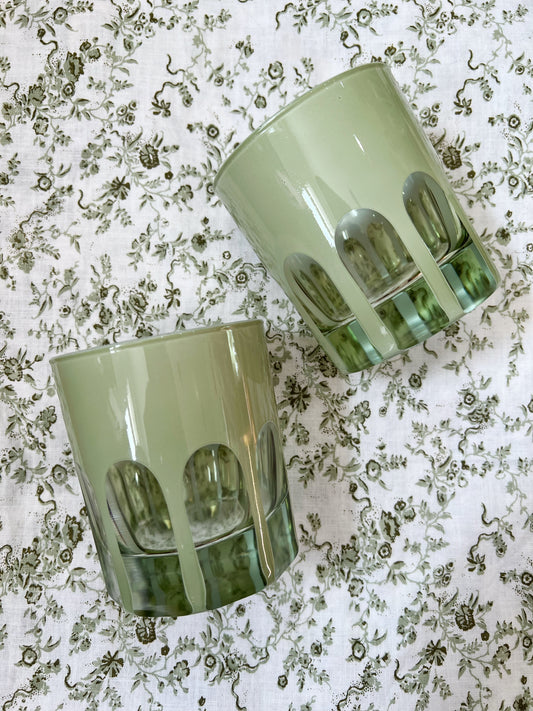 Sage Green Lowballs (SET of 2)