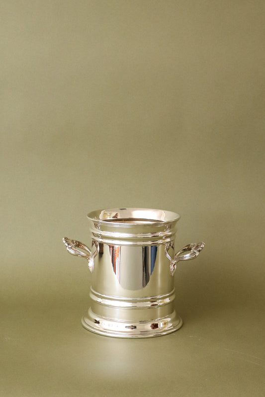 English Silver Plate Wine Cooler