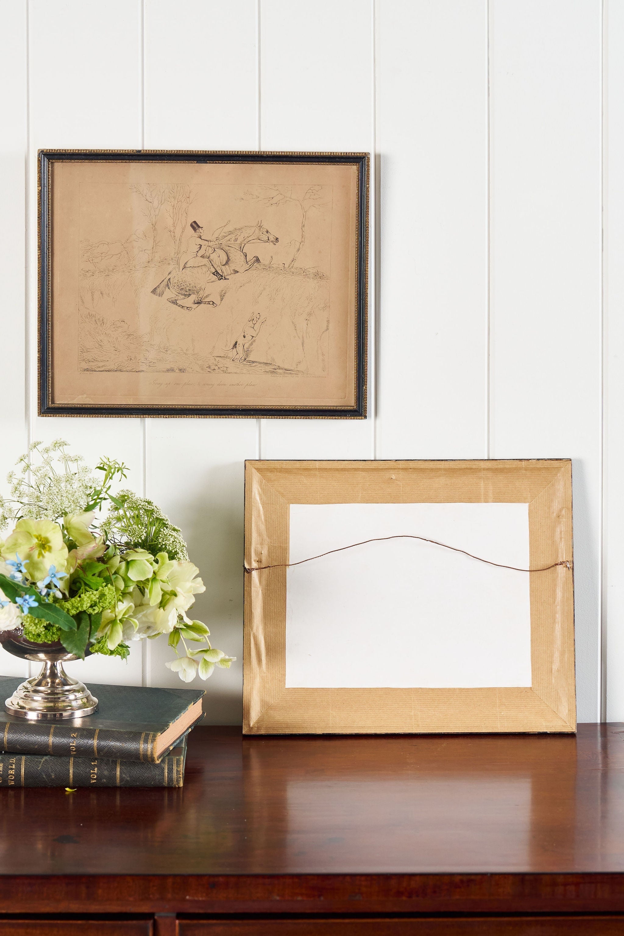 PAIR Antique English Horse Prints