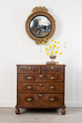 Load image into Gallery viewer, Early 18th Century Burl Walnut Chest of Drawers with Inlay Top on Tulip Feet (c. 1720)

