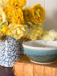 Load image into Gallery viewer, Handmade Studio Pottery Blue Bowl
