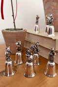 Load image into Gallery viewer, SET of 12 Vintage New England Collectors Beatrix Potter Silver Plate Bells
