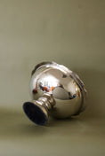 Load image into Gallery viewer, English Silver Plate Punch/Beverage Bowl with Scalloped Rim on Pedestal (c. 1930)
