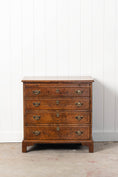 Load image into Gallery viewer, Georgian Burl Walnut Bachelor’s Chest with Brushing Slide
