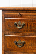 Load image into Gallery viewer, Georgian Burl Walnut Bachelor’s Chest with Brushing Slide
