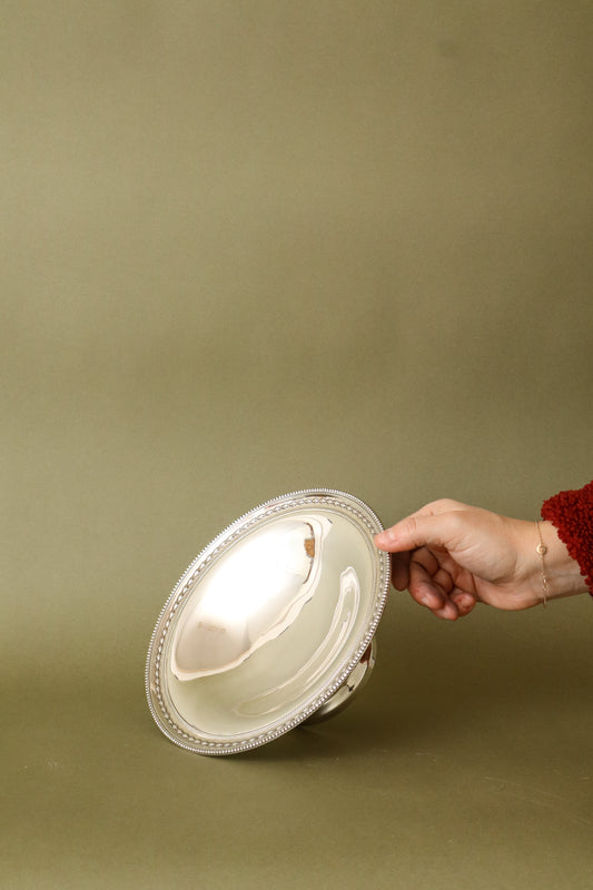 English Silver Plate Compote by Garrard & Co