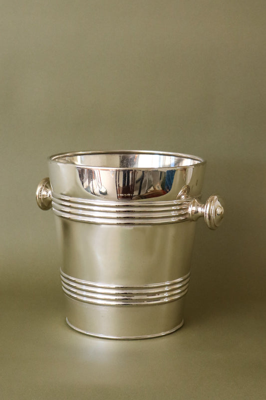 French Silver Plate Ice/Wine Bucket (c. 1920)