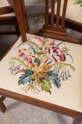 Load image into Gallery viewer, SET of 6 | Georgian Dining Chairs with Needlework Cushions
