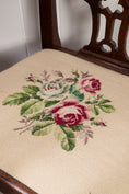Load image into Gallery viewer, SET of 6 | Georgian Dining Chairs with Needlework Cushions
