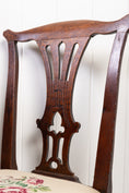 Load image into Gallery viewer, SET of 6 | Georgian Dining Chairs with Needlework Cushions
