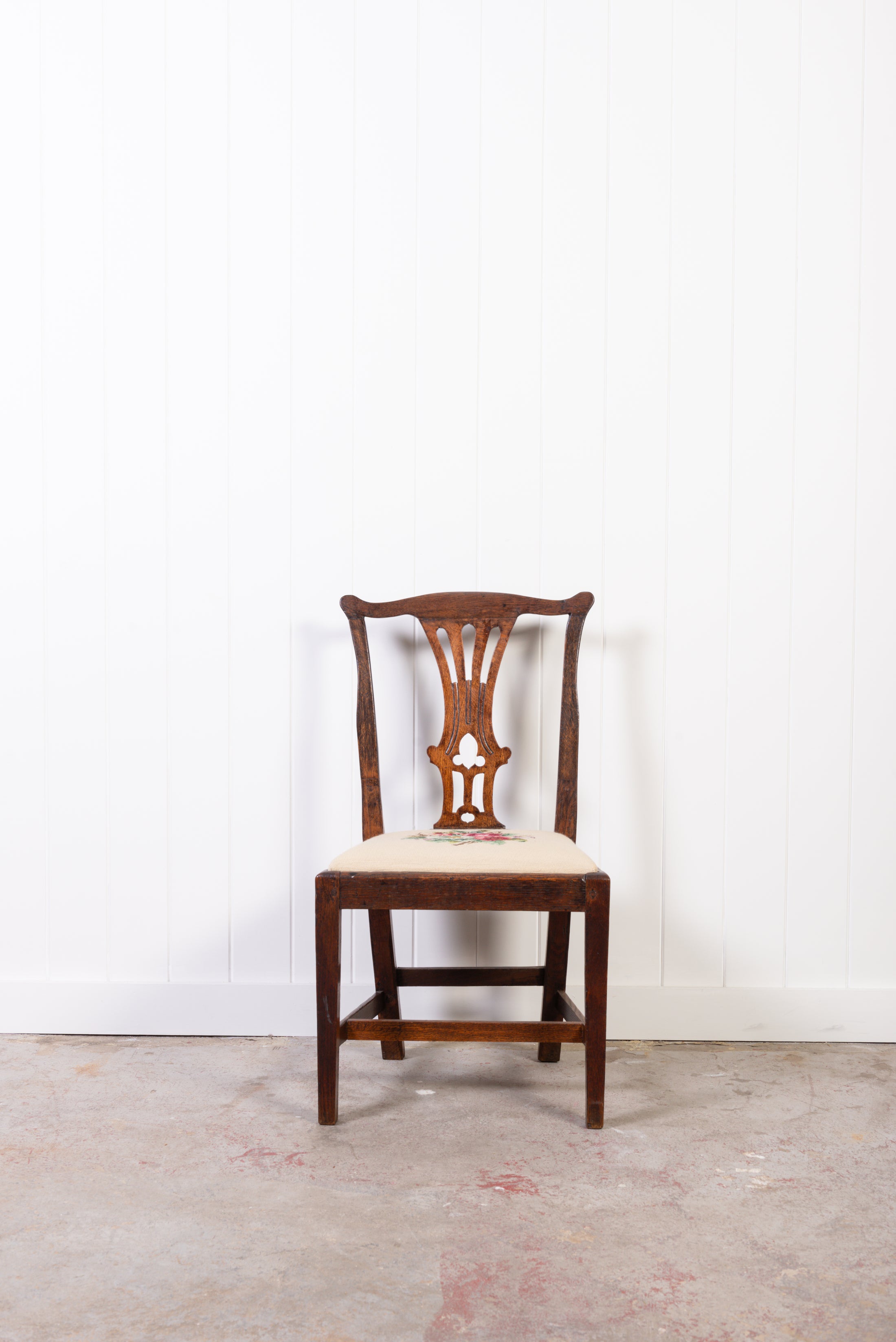 SET of 6 | Georgian Dining Chairs with Needlework Cushions