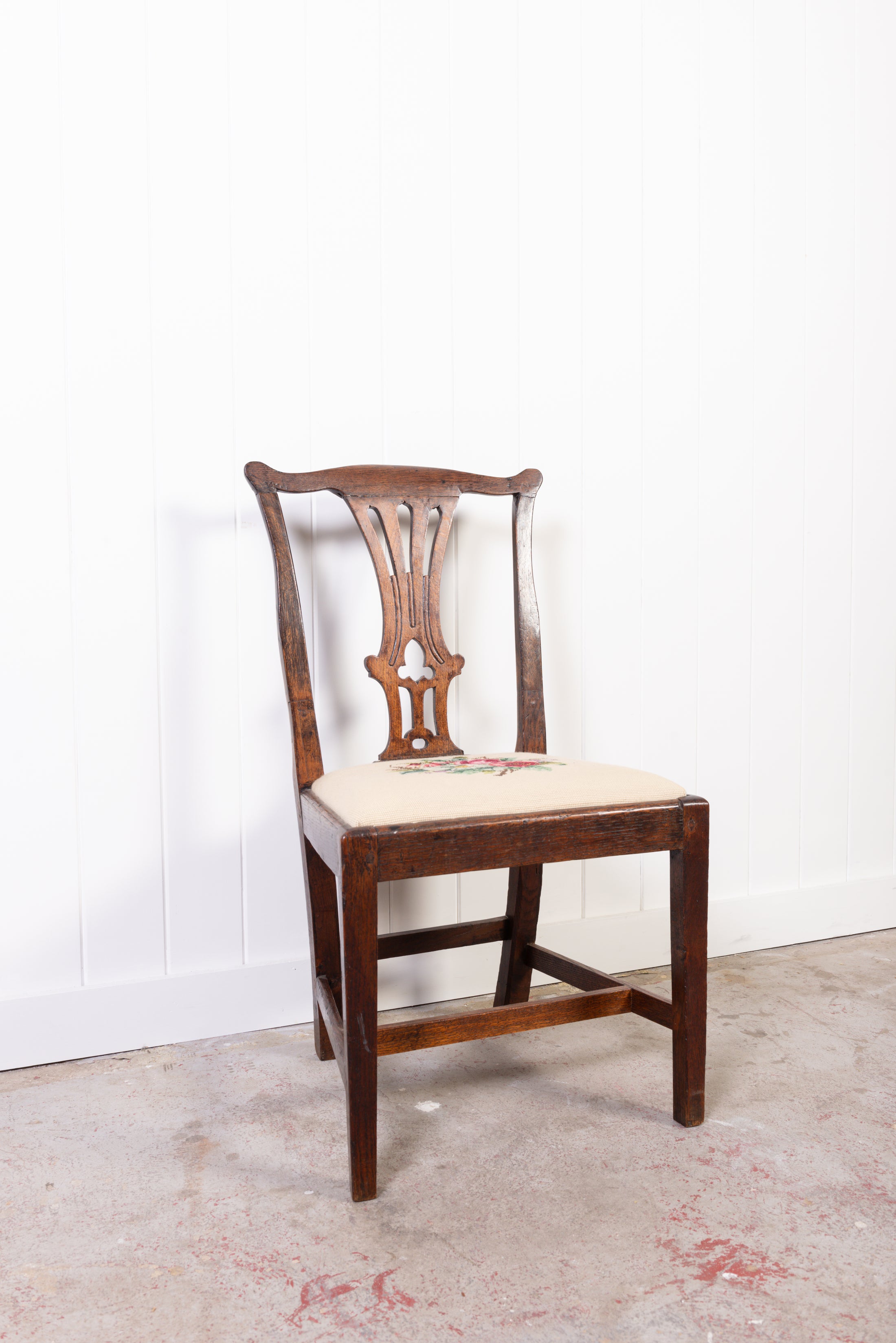 SET of 6 | Georgian Dining Chairs with Needlework Cushions