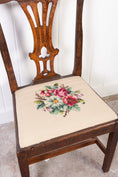 Load image into Gallery viewer, SET of 6 | Georgian Dining Chairs with Needlework Cushions
