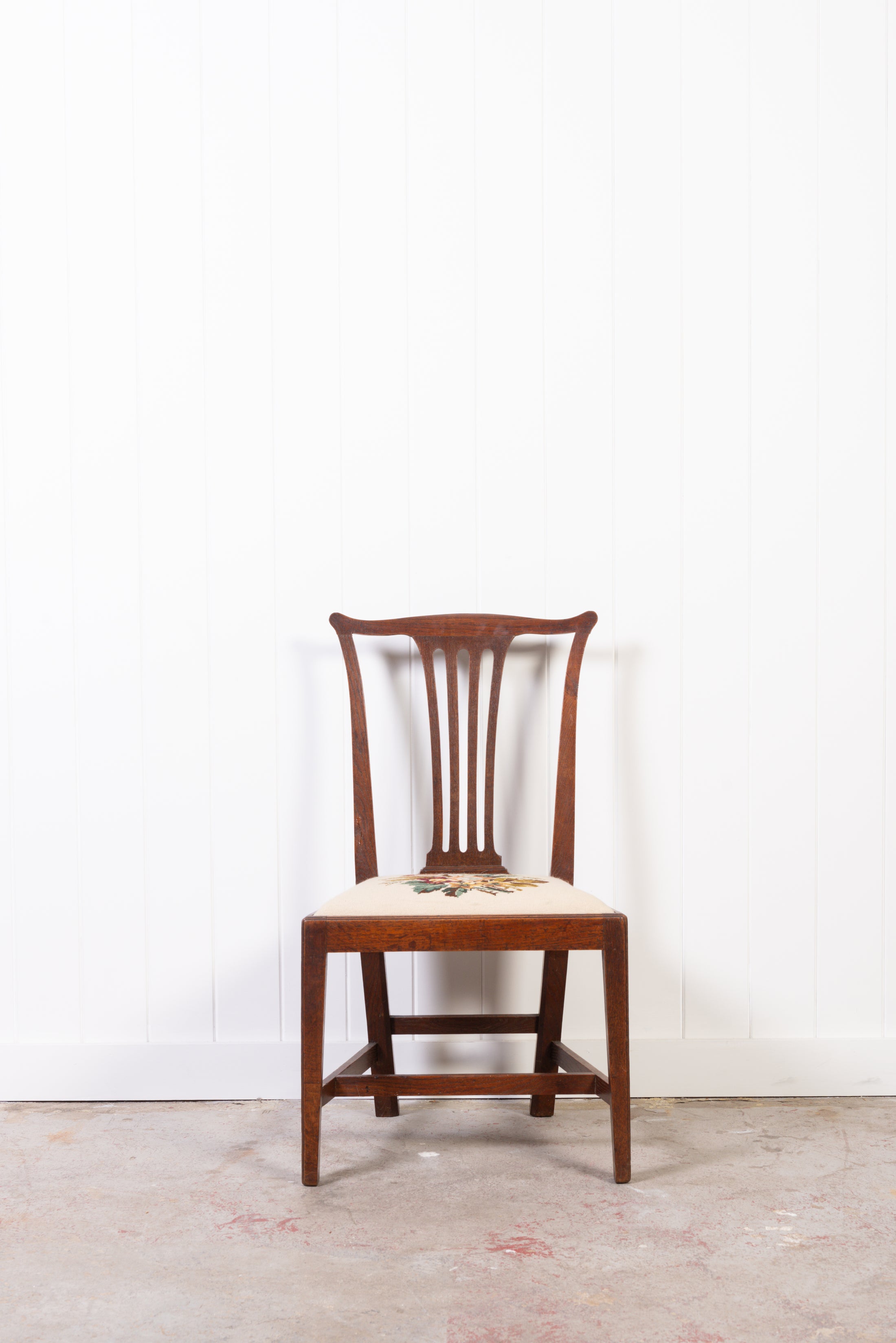 SET of 6 | Georgian Dining Chairs with Needlework Cushions