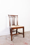 Load image into Gallery viewer, SET of 6 | Georgian Dining Chairs with Needlework Cushions
