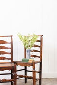 Load image into Gallery viewer, PAIR of Oak Ladder Back Chairs
