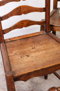Load image into Gallery viewer, PAIR of Oak Ladder Back Chairs
