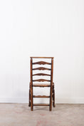 Load image into Gallery viewer, PAIR of Oak Ladder Back Chairs
