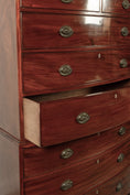 Load image into Gallery viewer, Georgian Mahogany Tallboy with Bone Key Holes
