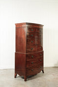 Load image into Gallery viewer, Georgian Mahogany Tallboy with Bone Key Holes
