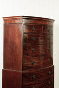 Load image into Gallery viewer, Georgian Mahogany Tallboy with Bone Key Holes
