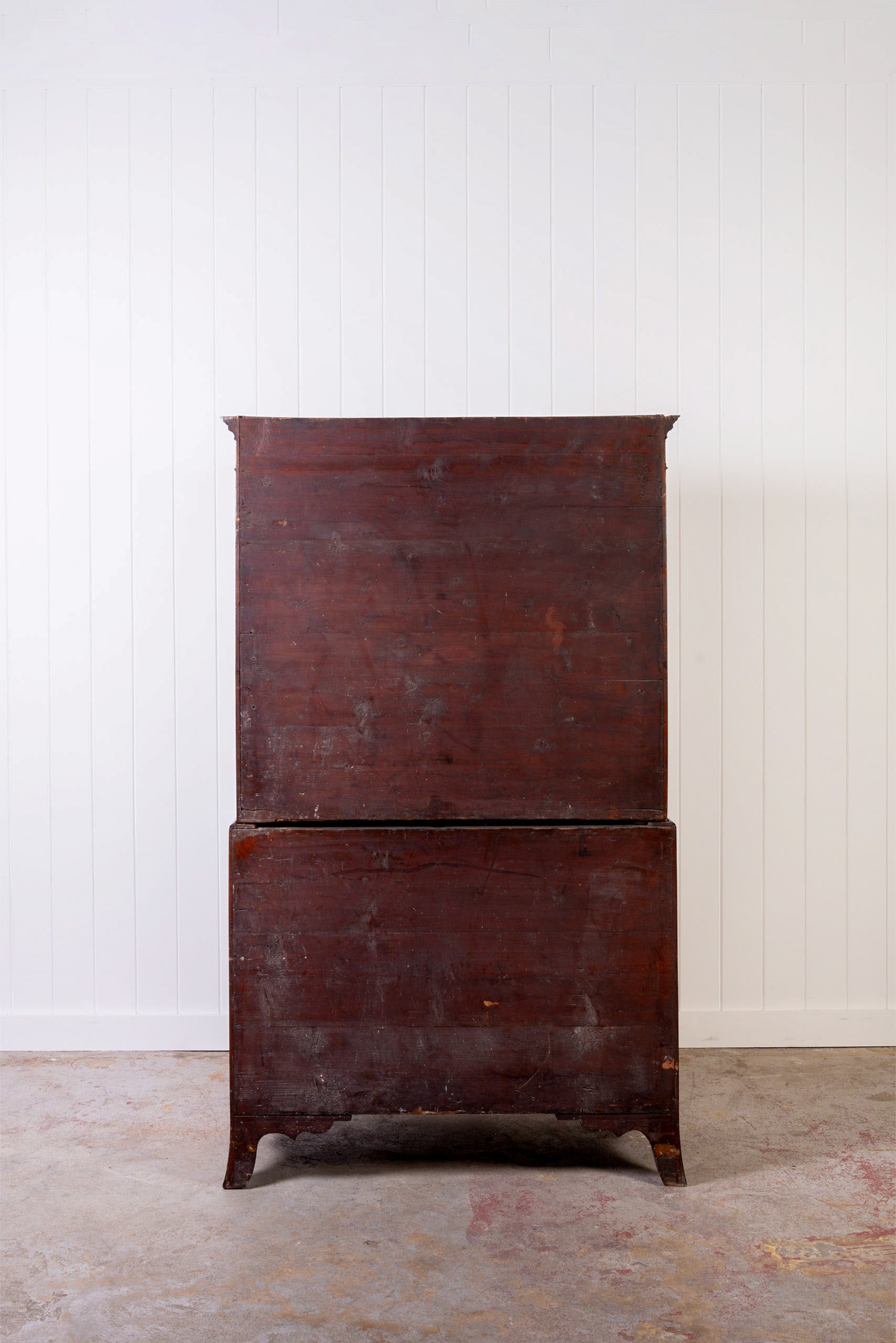 Georgian Mahogany Tallboy with Bone Key Holes
