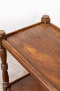 Load image into Gallery viewer, Two Tiered English Oak Tea Trolley
