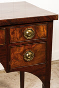 Load image into Gallery viewer, English Mahogany Knee Hole Desk with Octagon Ring Pulls (c. 1820)
