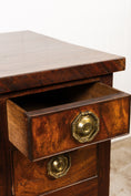 Load image into Gallery viewer, English Mahogany Knee Hole Desk with Octagon Ring Pulls (c. 1820)
