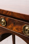 Load image into Gallery viewer, English Mahogany Knee Hole Desk with Octagon Ring Pulls (c. 1820)
