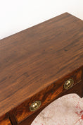 Load image into Gallery viewer, English Mahogany Knee Hole Desk with Octagon Ring Pulls (c. 1820)
