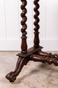 Load image into Gallery viewer, Victorian Burl Barley Twist Library Table
