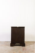 Load image into Gallery viewer, English Book-Match Walnut Four Drawer Bachelor's Chest
